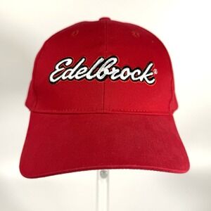 Edelbrock Embroidered Ball Cap Adjustable hook and loop hat